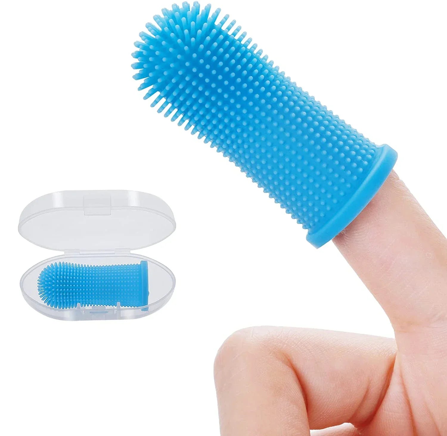Silicone Finger Toothbrush for Dogs & Cats